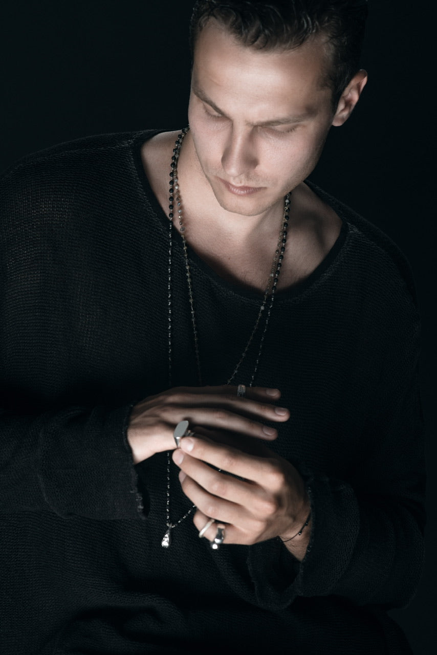 Necklaces Black drop